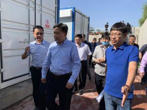 河北省生态环境厅厅长高建民组织参观考察九游(中国)污水分散源治理项目运行情况